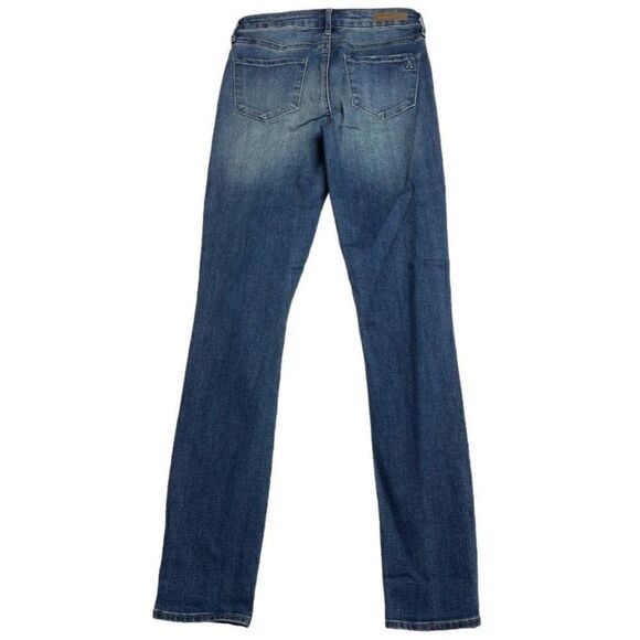 Articles of Society Ankle Skinny Jeans Women's 24 XS Blue Distressed High Rise‎ - Picture 4 of 16